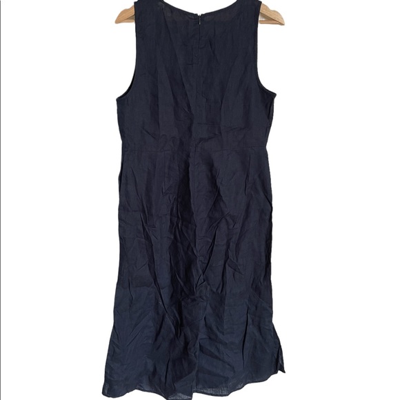 NWT navy linen jumpsuit - Picture 4 of 4